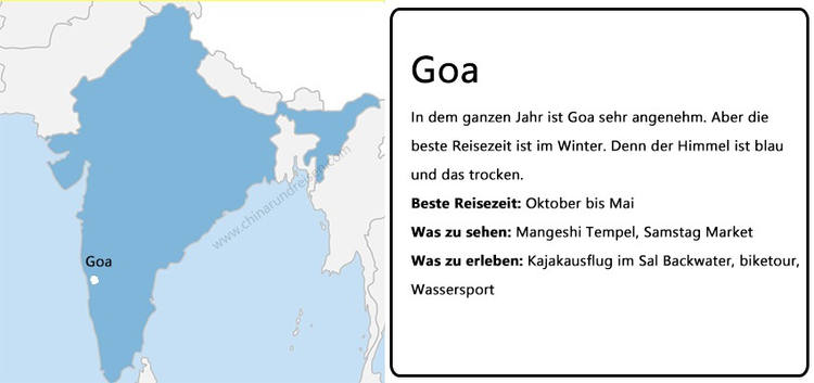 beste Reiszeit Indien Goa