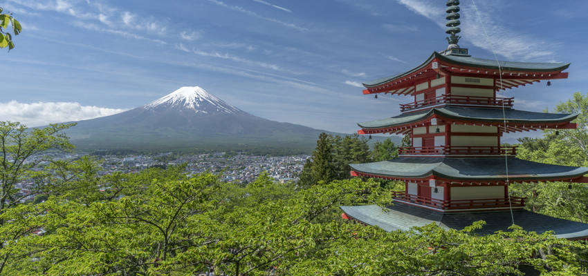 Fuji Berg in Japan
